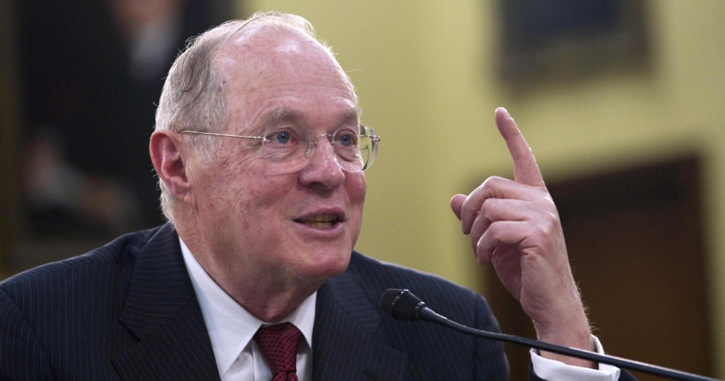 Supreme Court Justice Anthony Kennedy testifies on Capitol Hill in Washington