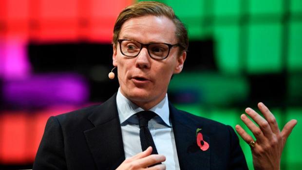 Cambridge Analytica's chief executive officer Alexander Nix gives an interview during the 2017 Web Summit in Lisbon on November 9