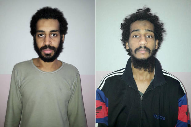 FILE PHOTO: A combination picture shows Alexanda Kotey and Shafee Elsheikh
