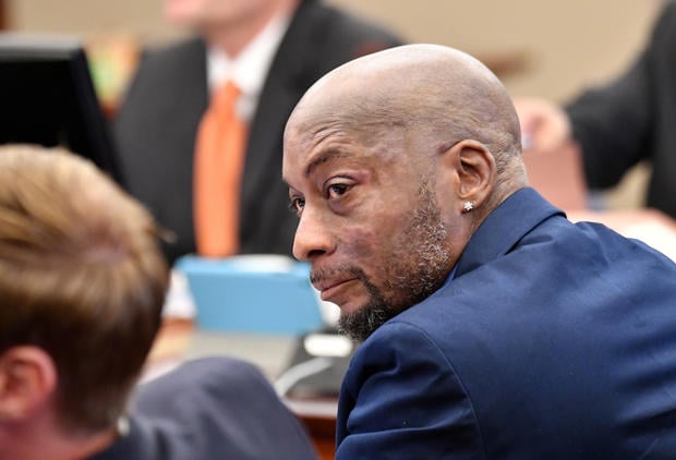 FILE PHOTO:    Plaintiff DeWayne Johnson looks on at the start of the Monsanto trial in San Francisco