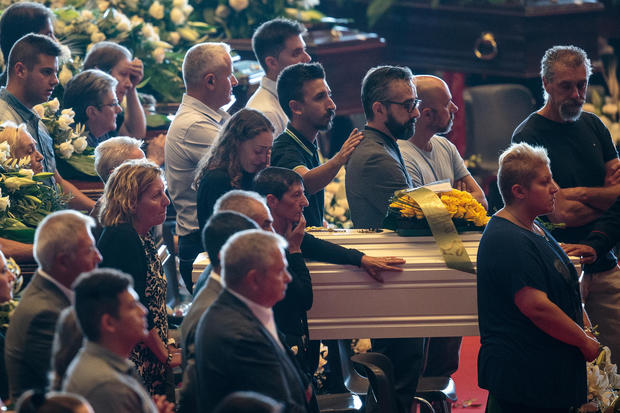 State Funeral Held For 18 Victims Of The Morandi Bridge Collapse In Genoa 