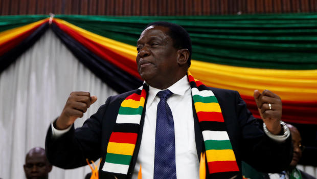 FILE PHOTO: Zimbabwe President Emmerson Mnangagwa announces the date for the general elections in Harare