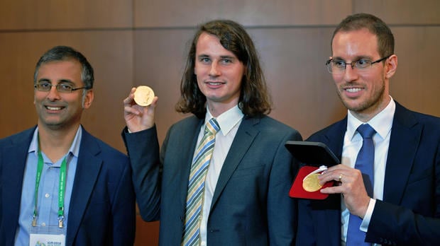 (L to R) Indian Australian mathematician
