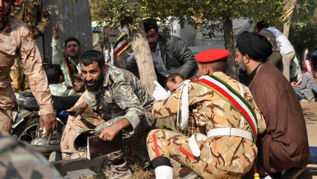 In this photo provided by the Iranian Students' News Agency