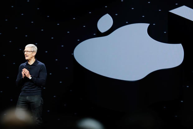 Apple Chief Executive Officer Tim Cook speaks at the Apple Worldwide Developer conference (WWDC) in San Jose