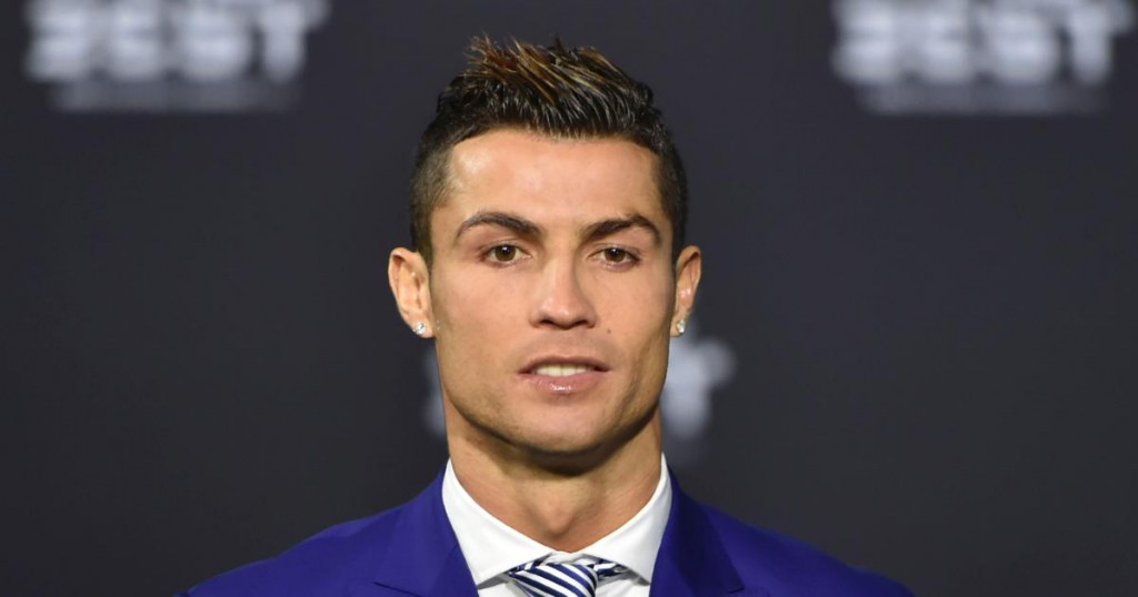 Real Madrid and Portugal's forward Cristiano Ronaldo poses as he arrives for The Best FIFA Football Awards 2016 ceremony