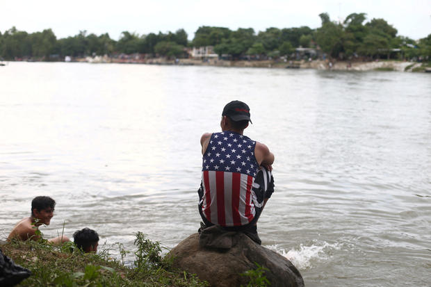A Central American migrant