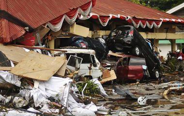 Devastating earthquake and tsunami strike Indonesia 