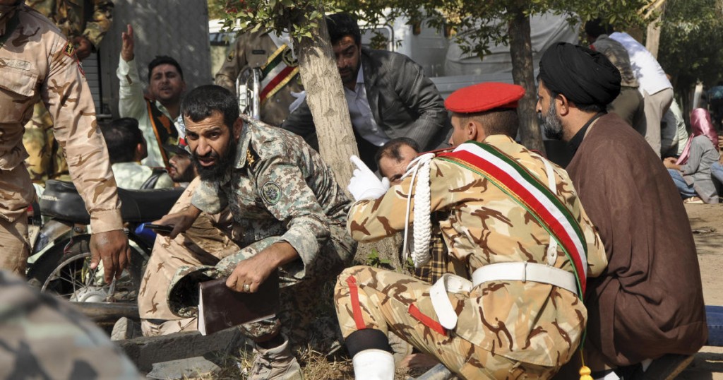 In this photo provided by the Iranian Students' News Agency