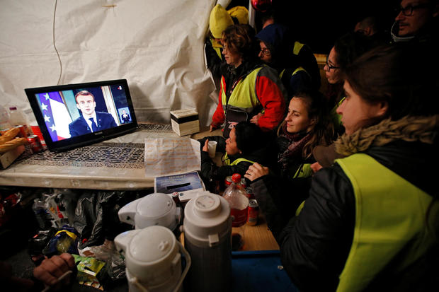 Emmanuel Macron — Yellow Vests protests 
