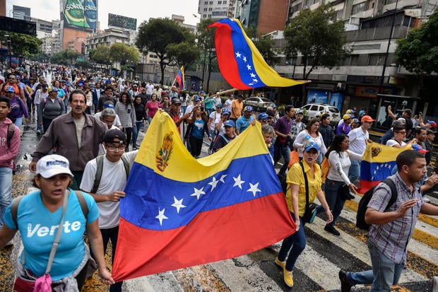 VENEZUELA-POLITICS-OPPOSITION-DEMO 