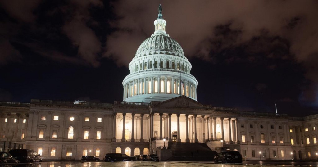 The US Capitol is seen ahead of a possible government shutdown