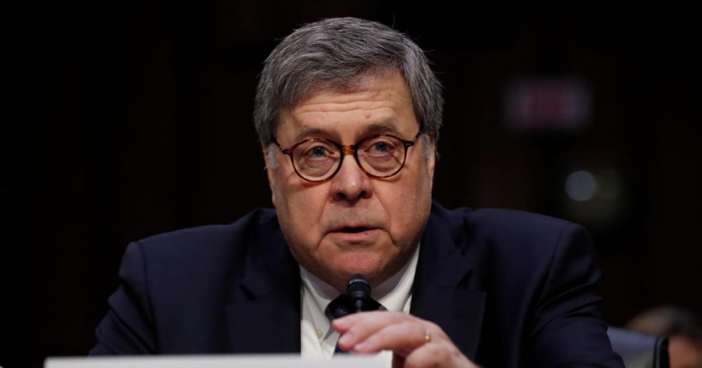William Barr testifies at the start of his U.S. Senate Judiciary Committee confirmation hearing on his nomination to be attorney general of the United States on Capitol Hill in Washington