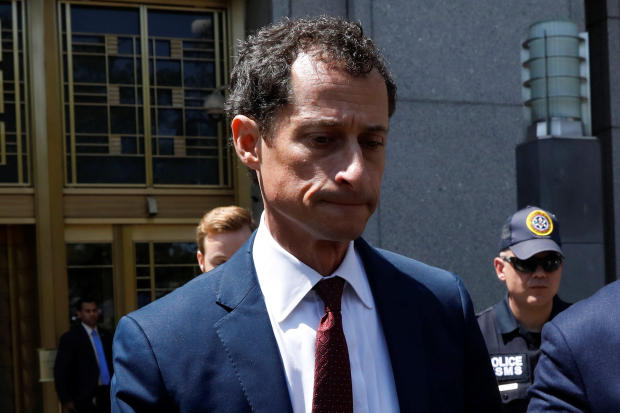 Former U.S. Congressman Anthony Weiner exits U.S. Federal Court