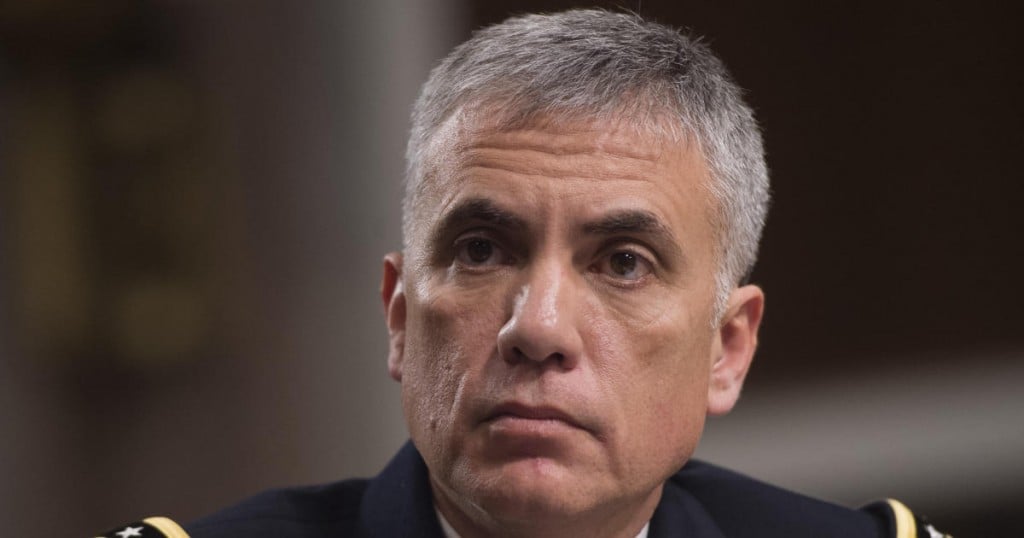 Lieutenant General Paul Nakasone testifies during his confirmation hearing to be General and Director of the National Security Agency (NSA)