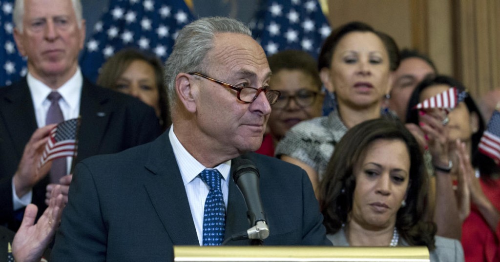 Senate Minority Leader Chuck Schumer of N.Y.