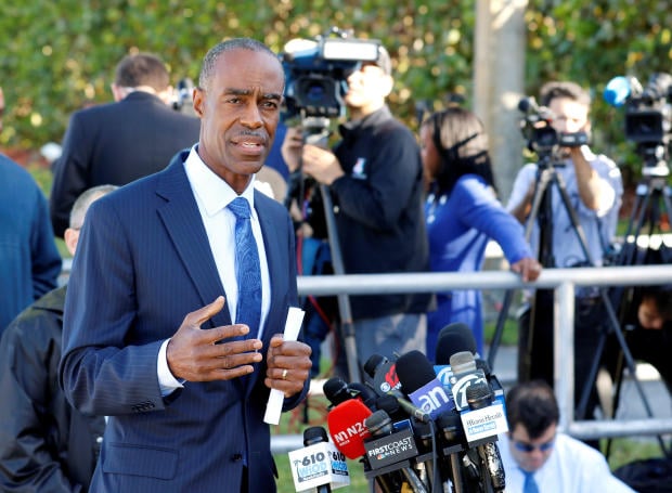 Broward County School Superintendent Robert Runcie talks to media on the one year anniversary of the shooting which claimed 17 lives at Marjory Stoneman Douglas High School in Parkland
