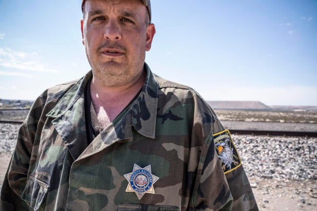 United Constitutional Patriots New Mexico Border Ops militia team member Jim Benvie
