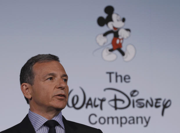 Walt Disney Company Chairman and Chief Executive Officer Robert Iger announces Disney's new standards for food advertising on their programming targeting kids and families at the Newseum in Washington June 5