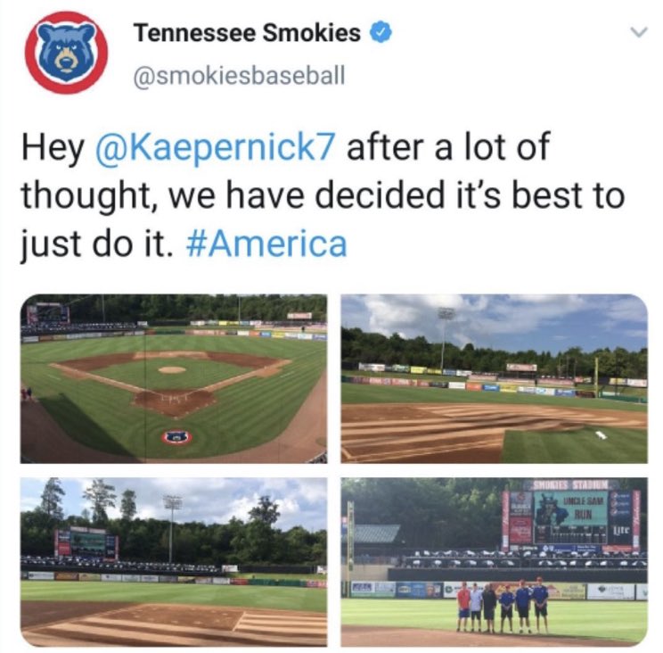 Chicago Cubs minor league affiliate Tennessee Smokies apologize