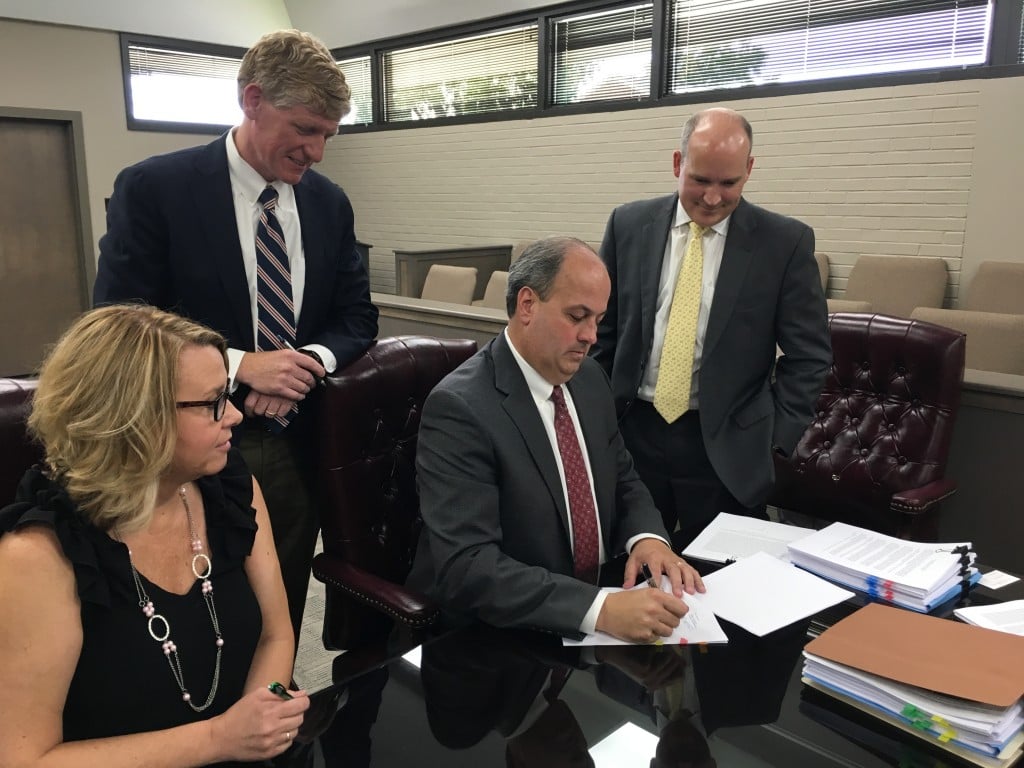 Walker County Commissioner Shannon Whitfield signs new bond deal