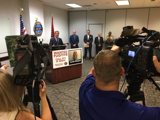 Press Conference on escaped inmate suspected of killing prison official