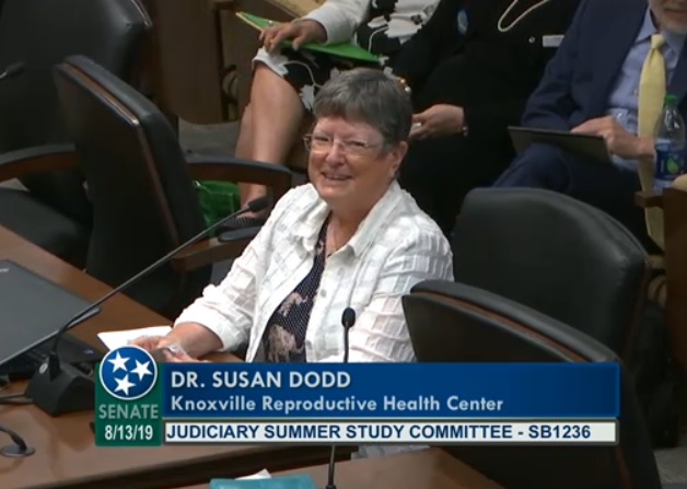 Dr. Susan Dodd testifies against abortion ban bill in tennessee