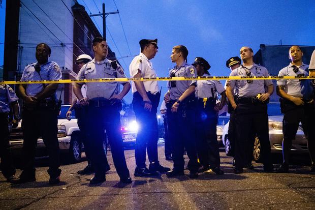 APTOPIX Gunman Firing at Police 