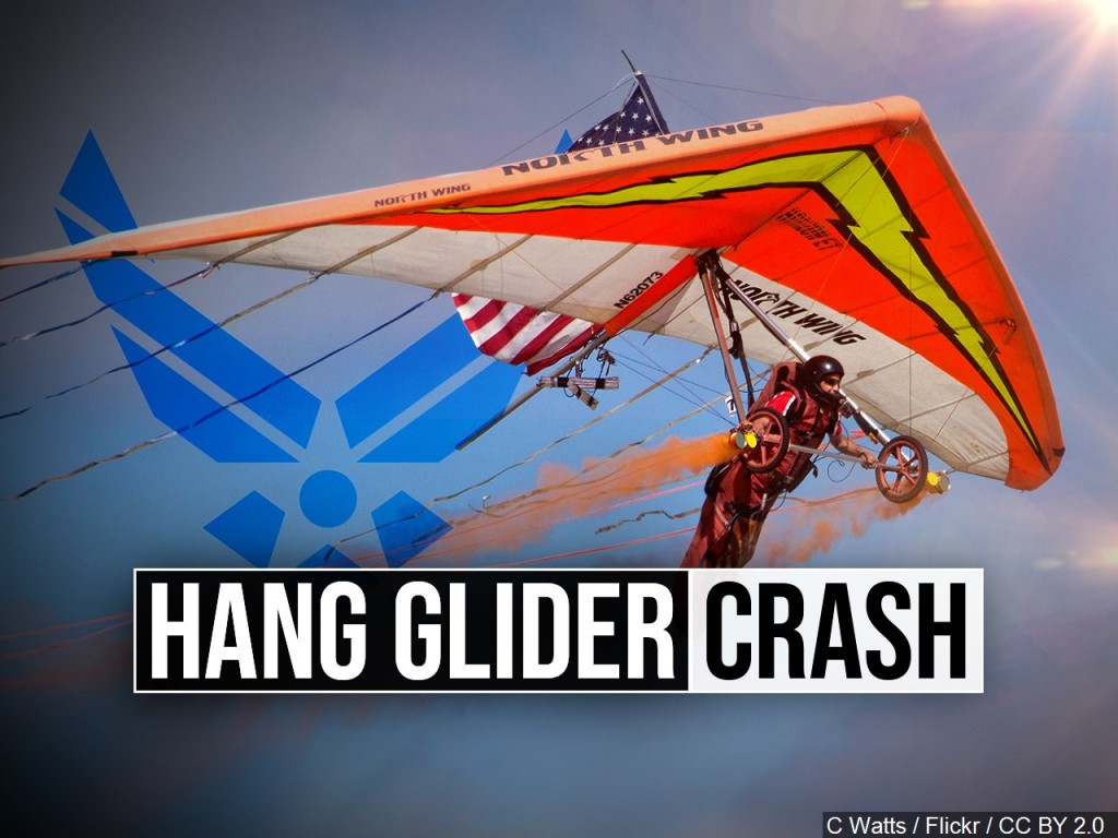 Hang glider crash