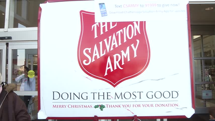 Salvation Army Kicks Of Their Red Kettle Challenge - WDEF