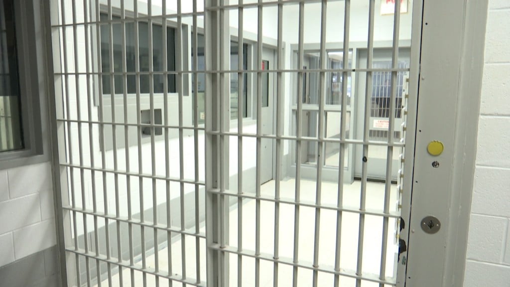 Bars on door at Silverdale Detention Center