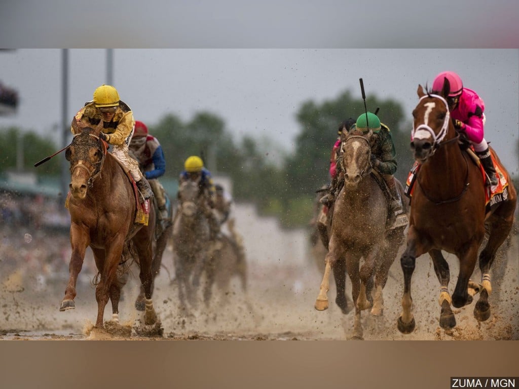 Country House (#20) won the Kentucky Derby after Maximum Security (#7) was disqualified