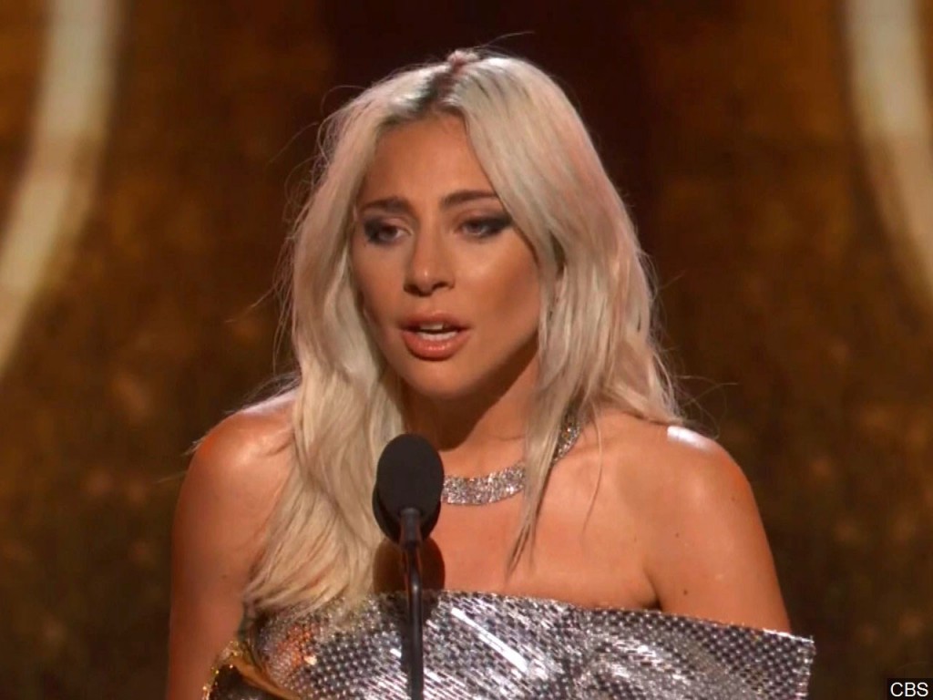 Lady Gaga wins the 2019 Grammy for Best Pop Duo/Group Performance for "Shallow" with Bradley Cooper