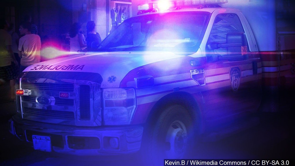 Ambulance and police lights; emergency