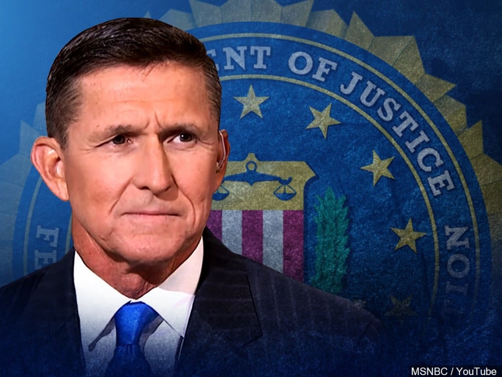 Michael Flynn abd FBI seal background