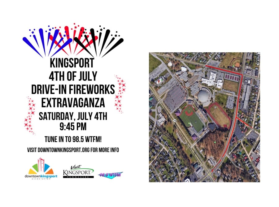 Kingsport offering DriveIn fireworks show this year WDEF