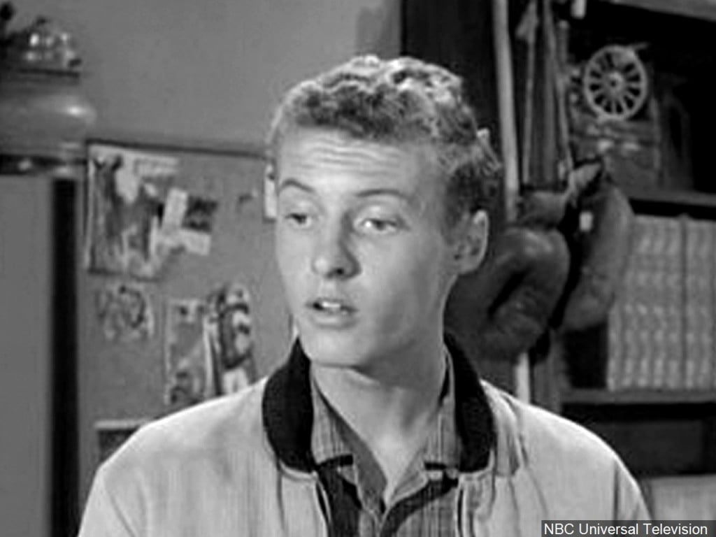 Ken Osmond in scene from "Leave It to Beaver"