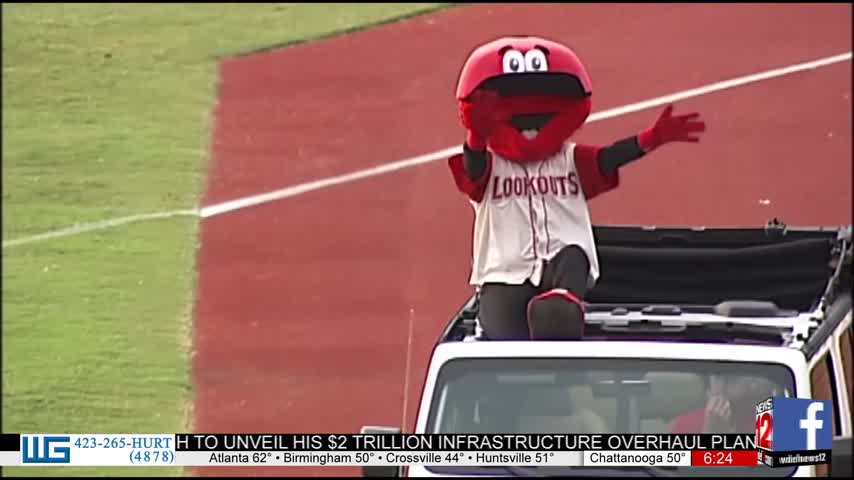 Update: Looie, the Lookouts mascot, found safe and sound