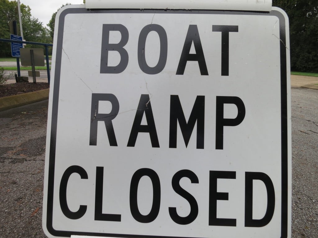 Boat Ramp Closed