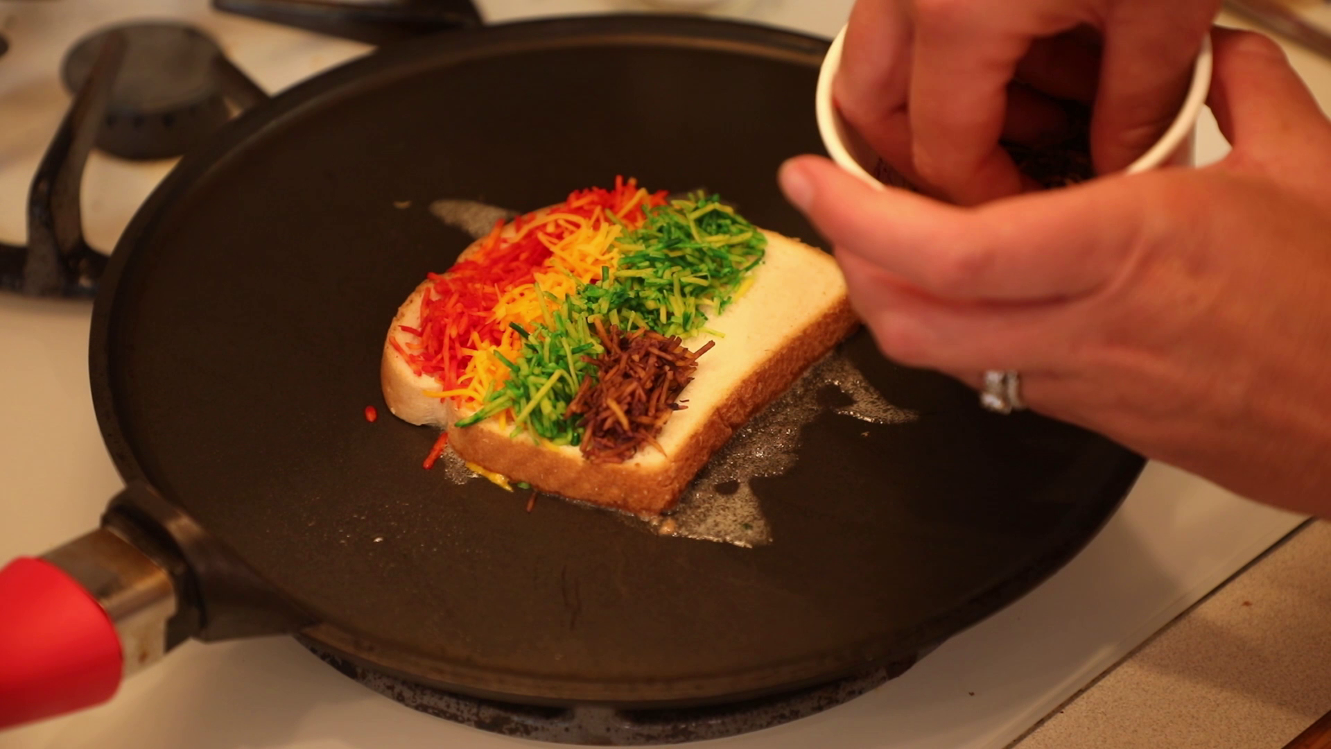 Mom to Mom - Rainbow Grilled Cheese