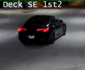 Blacked Out Suspect Car Rear
