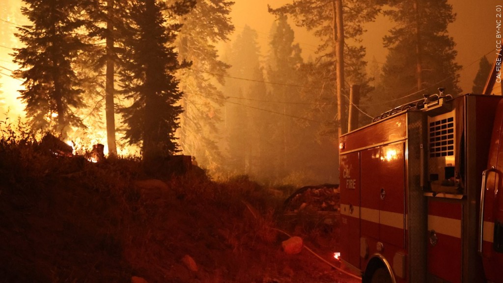 Caldor Fire in California, Photo Date: 8/29/2021