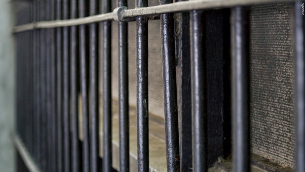 Prison jail bars