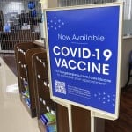 COVID-19 Vaccine Available Sign