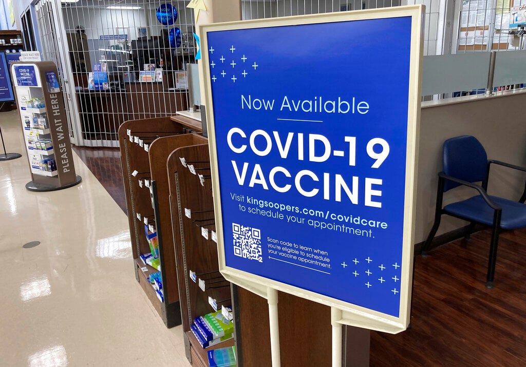 COVID-19 Vaccine Available Sign