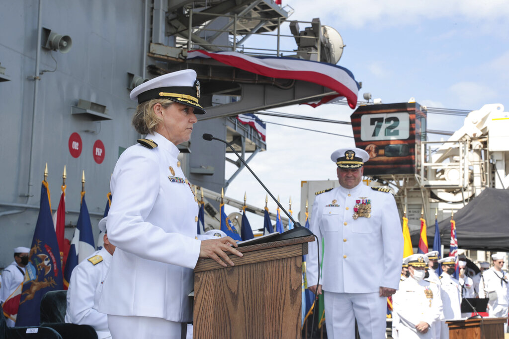 Navy Carrier Female Commander