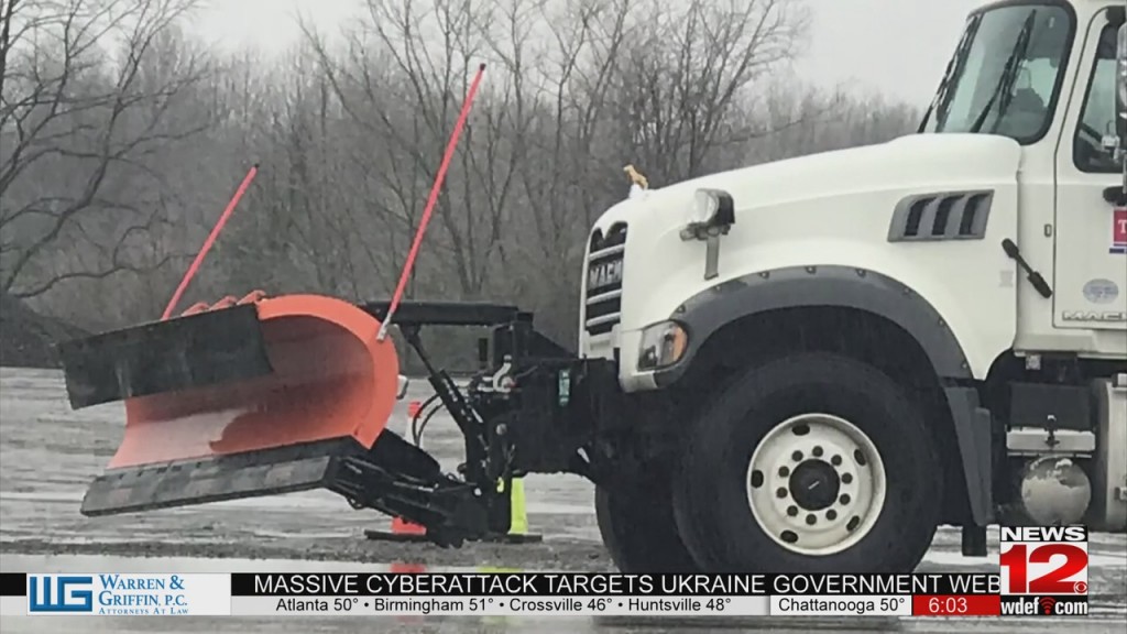Tdot Preps For Icy Roads