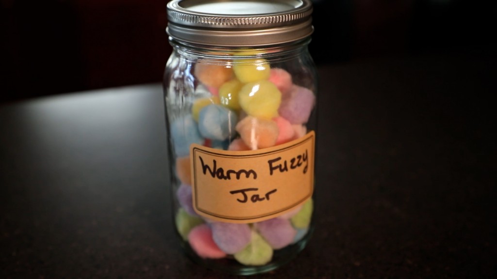 Mom To Mom Reward Kid's Good Behavior With A Warm & Fuzzy Jar