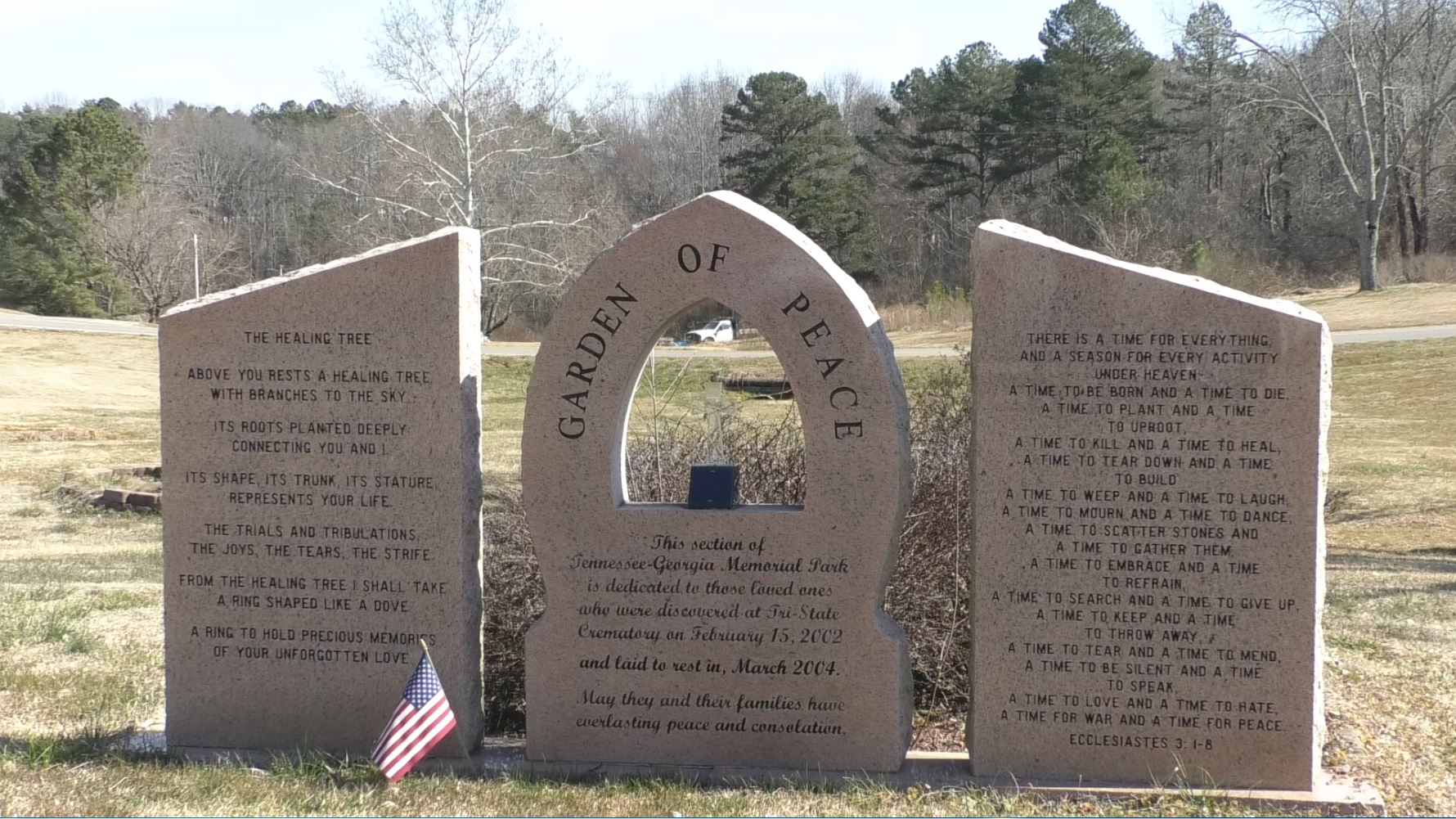 20 Years Ago Today Tri State Crematory Scandal WDEF   Garden Of Peace Snip 