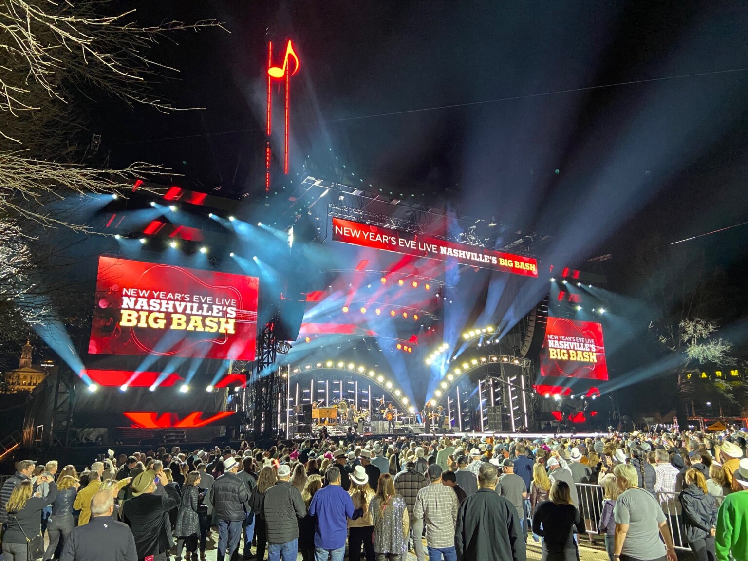 Nashville StarStudded NYE Bash Draws Record Crowd WDEF